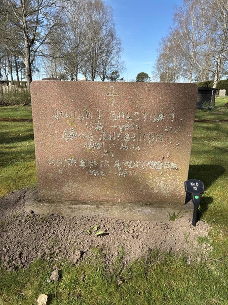 Gravnummer: 22 D    73