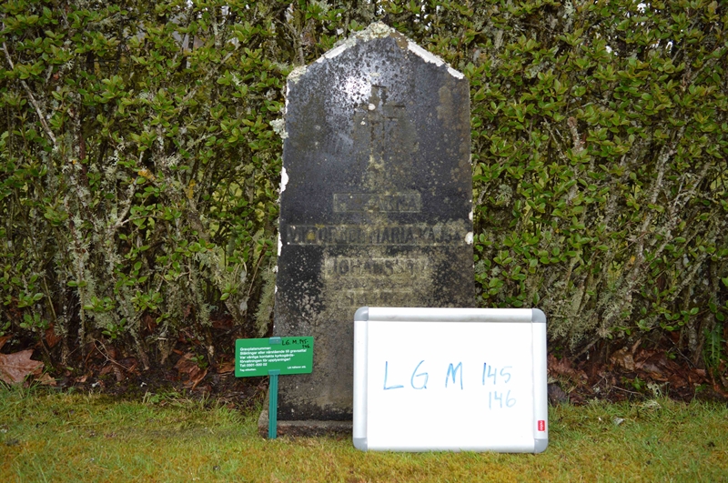 Grave number: LG M   145, 146