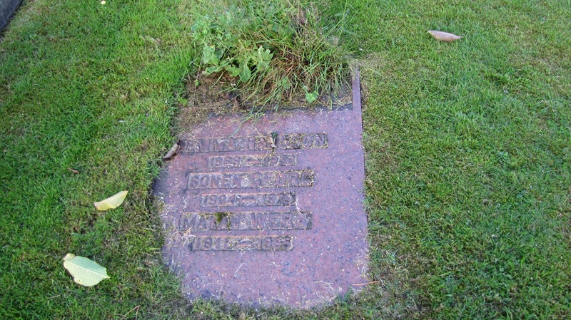 Grave number: HG SVALA   720, 721