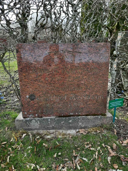 Grave number: ON F   173-174