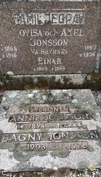 Grave number: 3 V C7     7