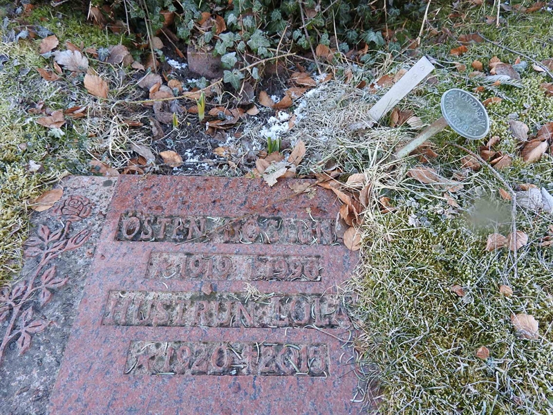 Gravnummer: BK A     9