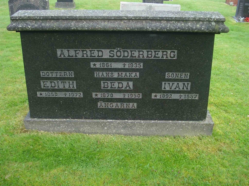 Grave number: BR B   301, 302, 303, 304