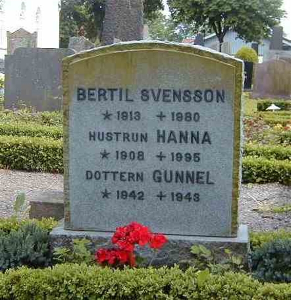 Grave number: BK B   128