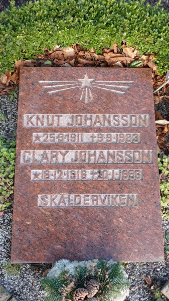 Grave number: GK SD UL    72