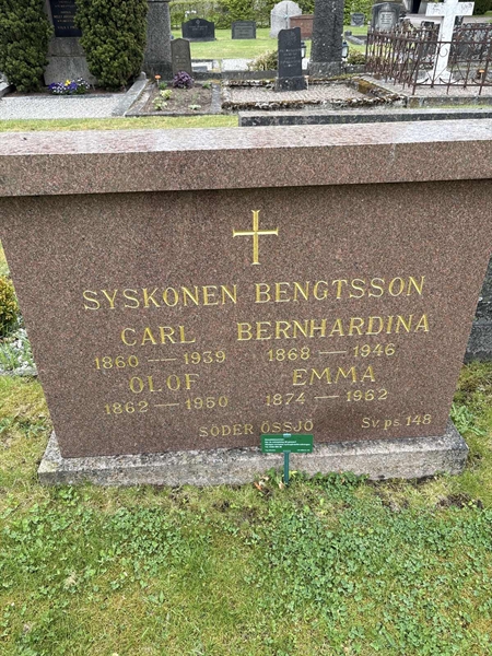 Grave number: SKF A    83, 84, 85, 86