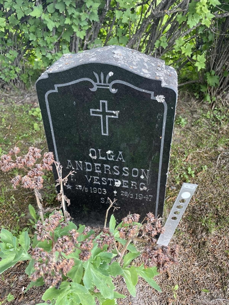 Grave number: DU AL    68